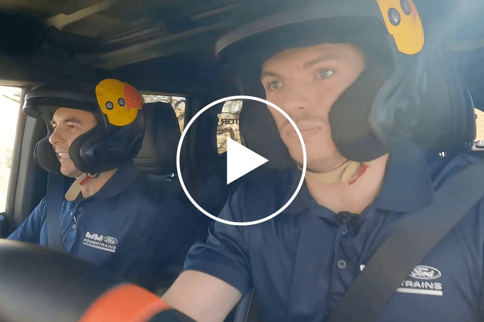 WATCH: Max Verstappen And Sergio Perez Test Their Offroading Skills in Ford Bronco Raptor