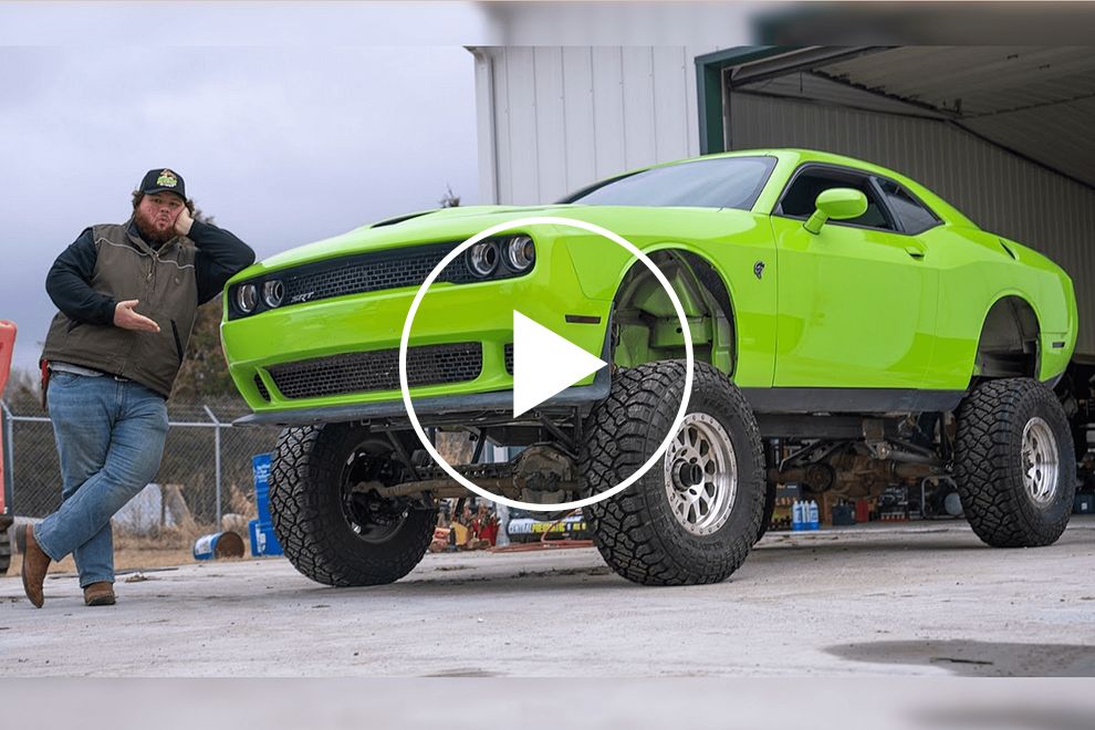 Watch: Dodge Challenger Hellcat Converted Into An Off-Road Monster