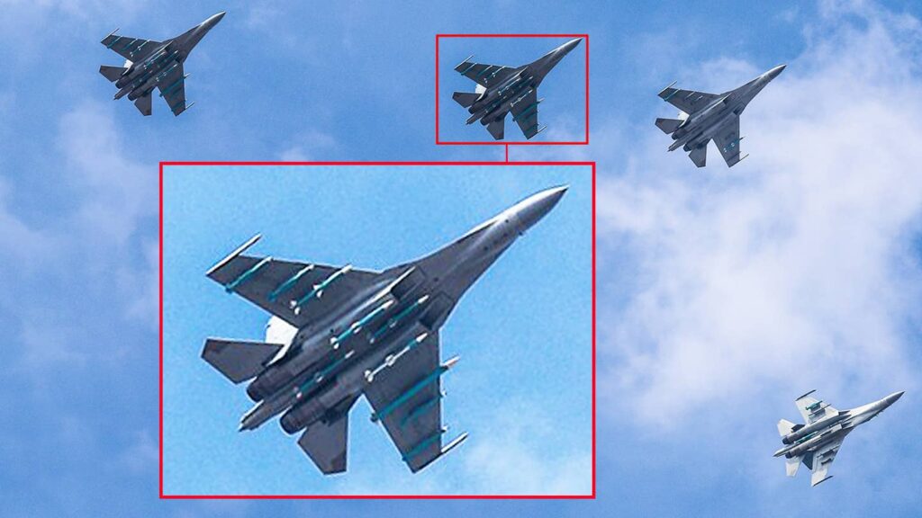 Massive PL-17 Air-To-Air Missile Seen On Chinese J-16 Fighters