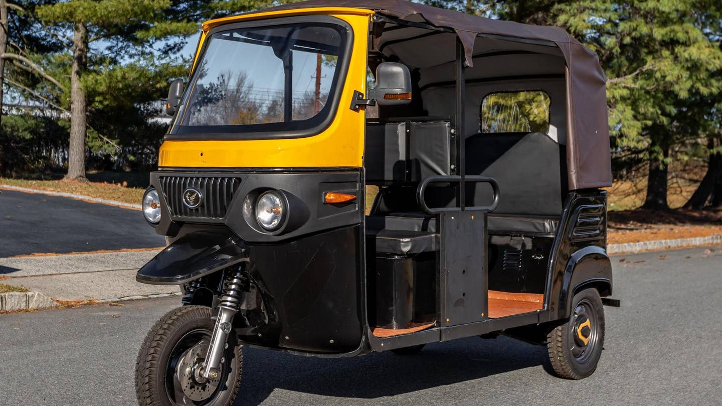 Blow Your Christmas Money on This Electric Tuk Tuk That’s in the US