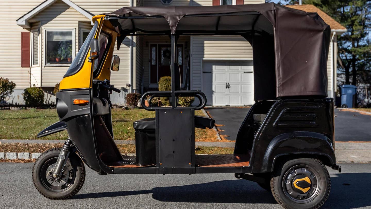 Blow Your Christmas Money on This Electric Tuk Tuk That’s in the US