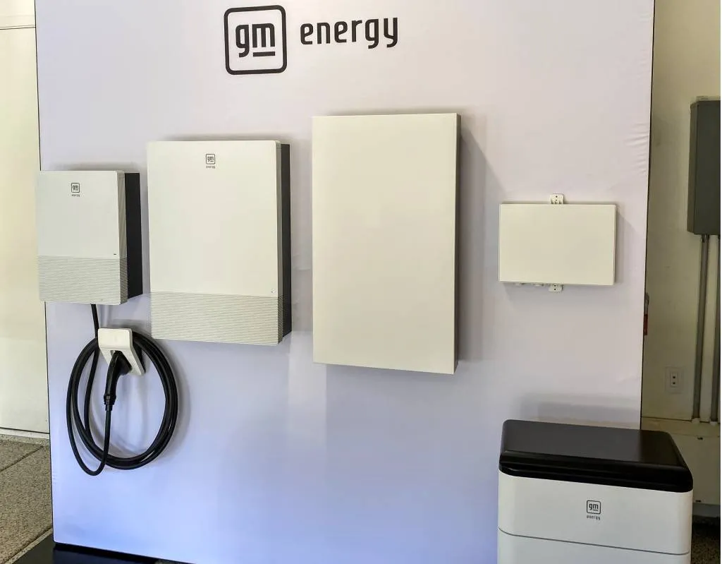 GM Energy home bundle - displayed with Chevy Blazer EV