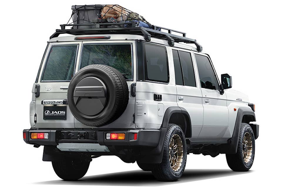 Modellista parts on the 70-series Toyota Land Cruiser