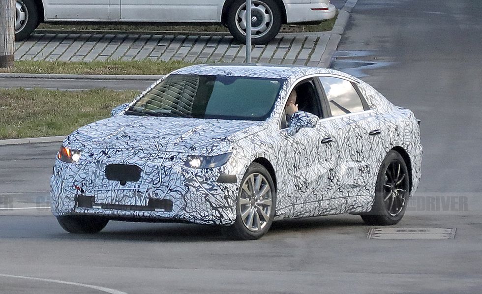 mercedes compact ev sedan spied