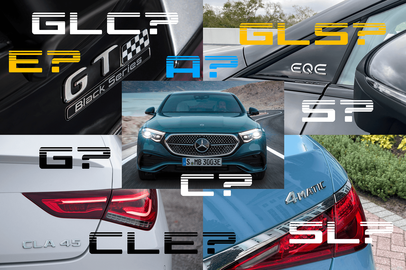 Mercedes-Benz Model Names Explained: Understanding The Luxury Range From A To S