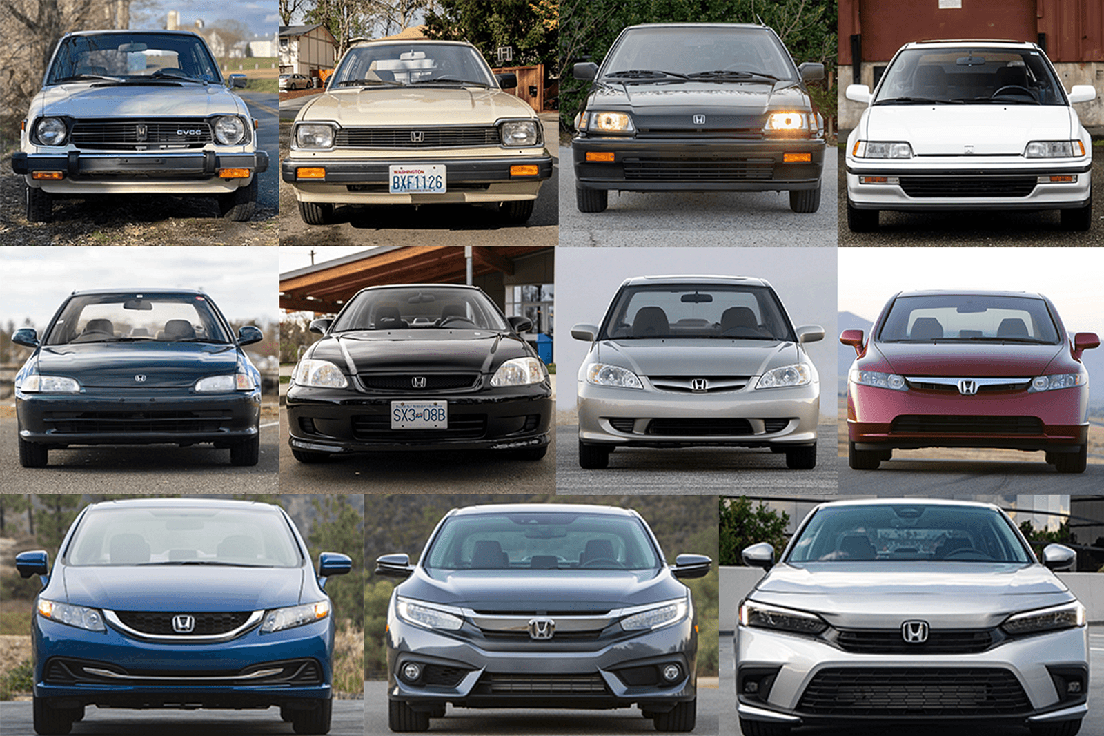 Ranking Every Generation Of The Honda Civic From Worst To Best