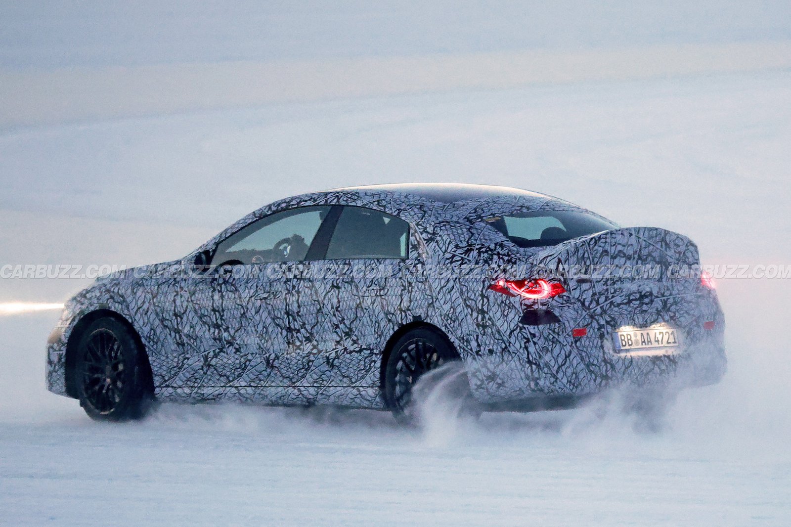 Mercedes-AMG EQA And Mercedes-AMG CLA Spotted With Wild-Looking Spoiler