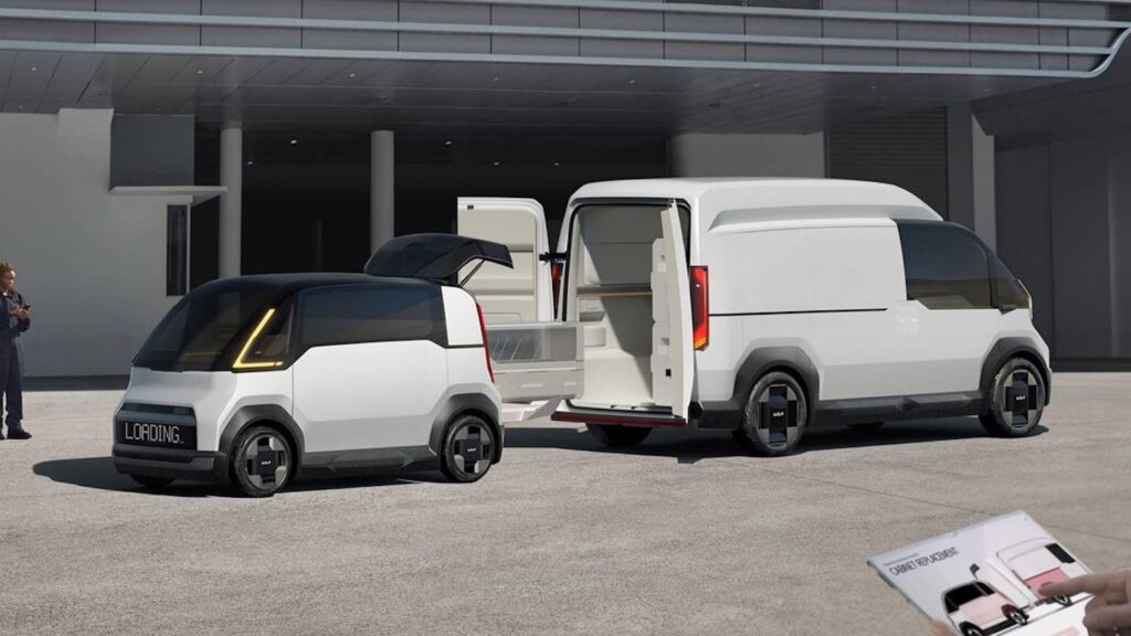 Kia’s Electric Vans Can Quick-Swap Bodies to Take on Any Job