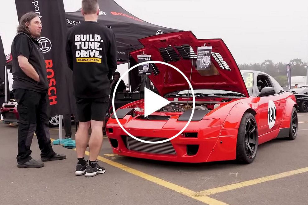 Nissan 180SX With Skyline GT-R's RB26 Is A 900-HP Monster