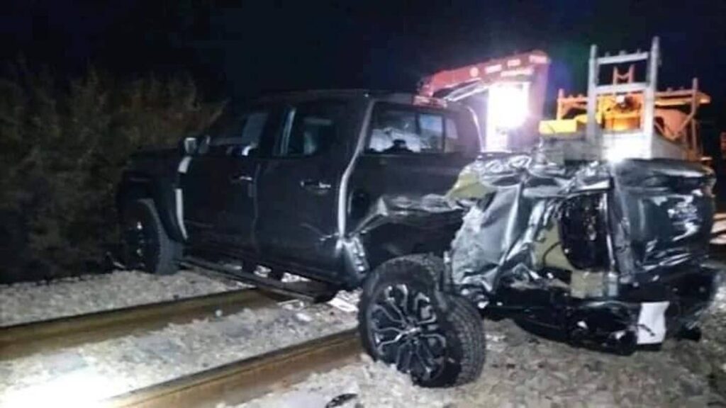 Train Heist Gone Wrong Leaves New Chevy Colorado, GMC Canyon Pickups Destroyed