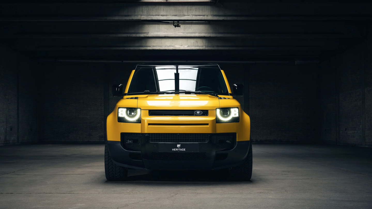 This Land Rover Defender Has a Power Convertible Top for Peak Off-Roading