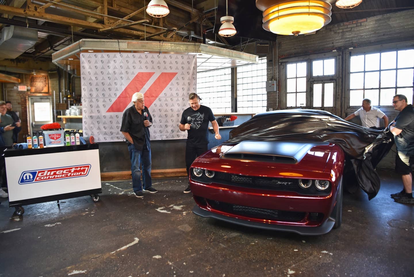 Jay Leno taking delivery of his own Demon 170.