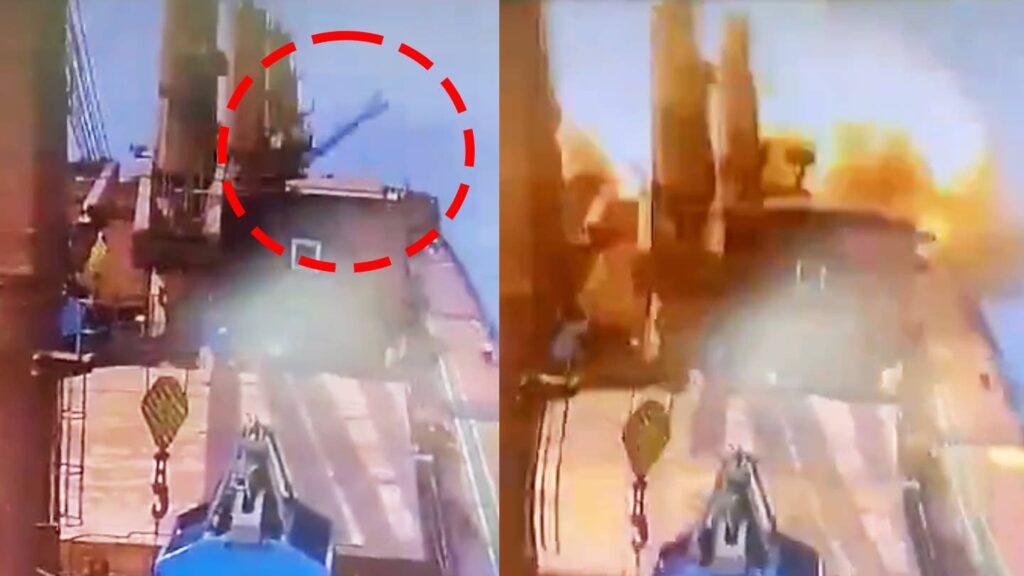 Video Of Anti-Ship Missile Striking Ship During Red Sea Attack Surfaces