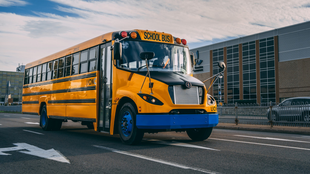 Lion C Electric School Bus