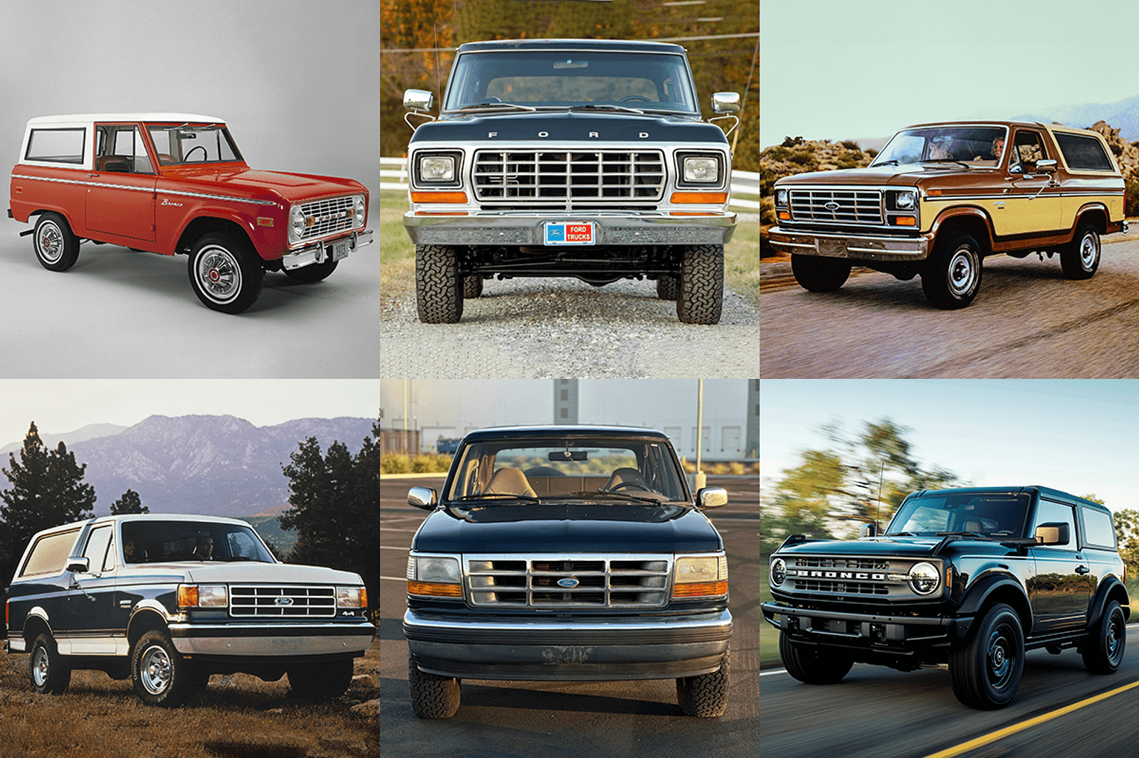 Ranking Every Ford Bronco Generation From Worst To Best