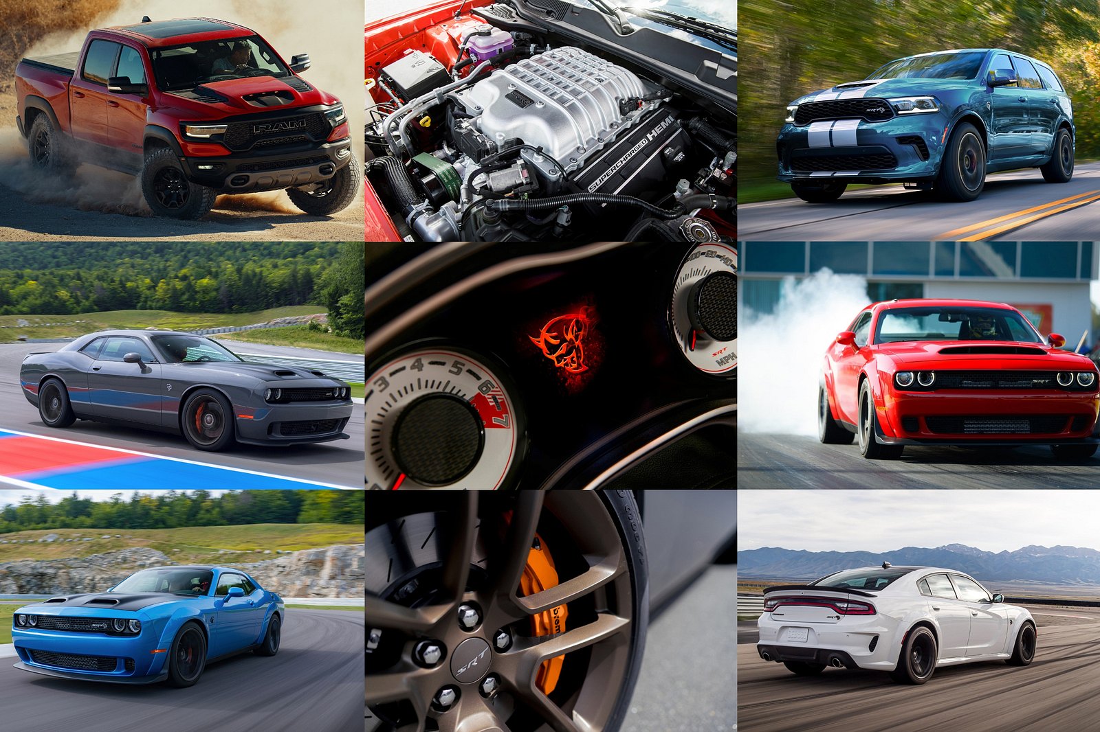 Every Hellcat-Powered Car Ranked By 0-60 MPH Times