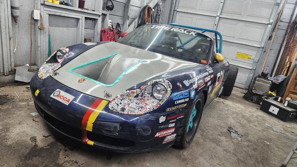 F136-swapped Porsche Boxster