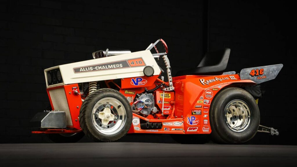 Hot Rod Allis-Chalmers Lawn Dragster Runs on Nitromethane and Screams