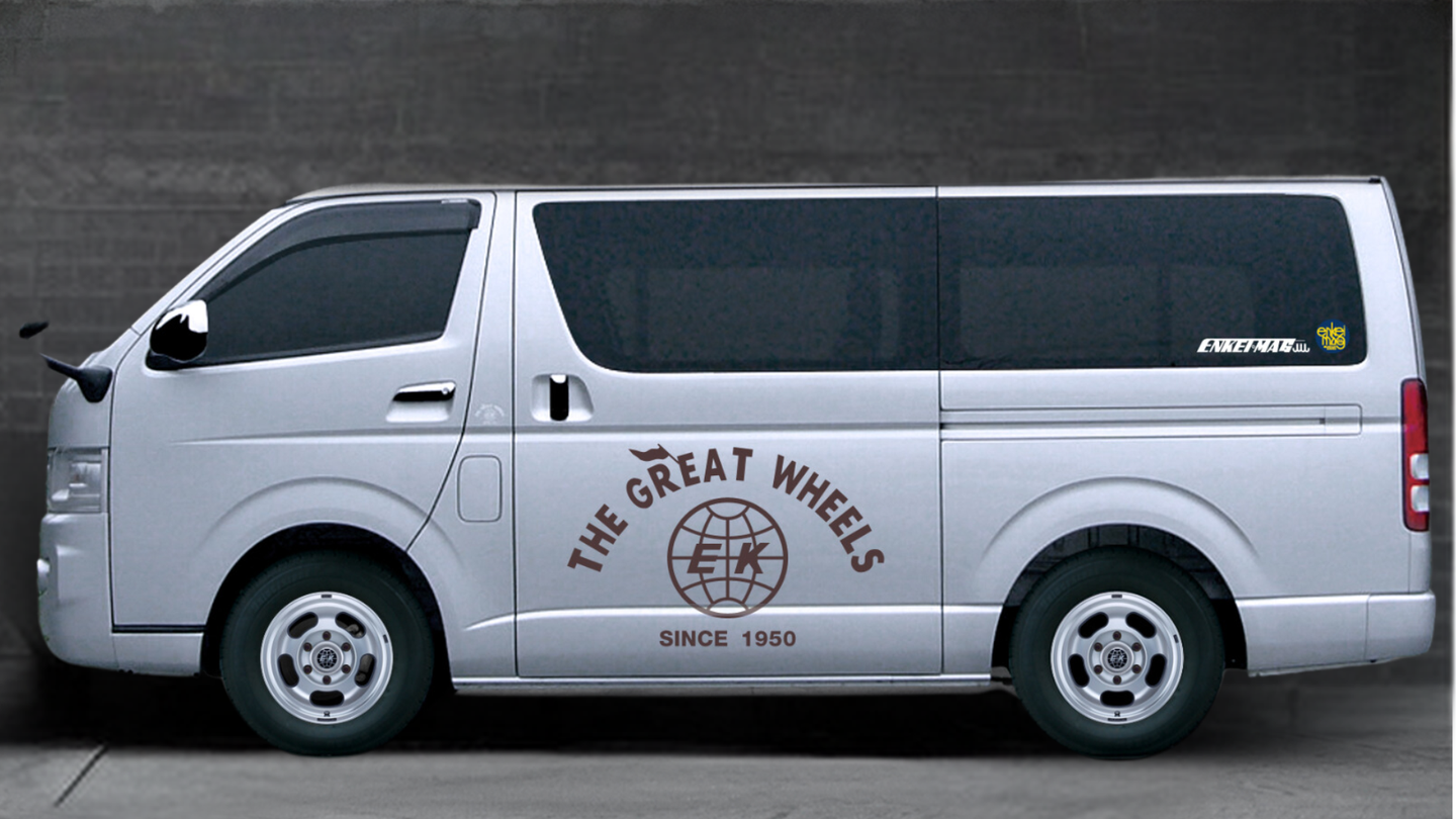 Toyota Hiace with Enkei wheels