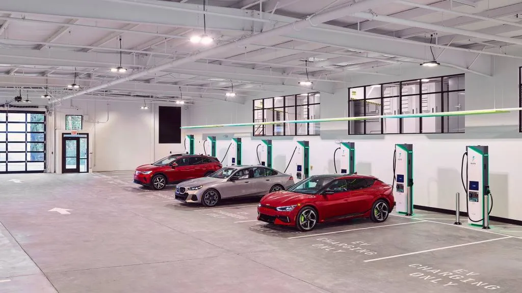 First Electrify America indoor charging station opens in San Francisco