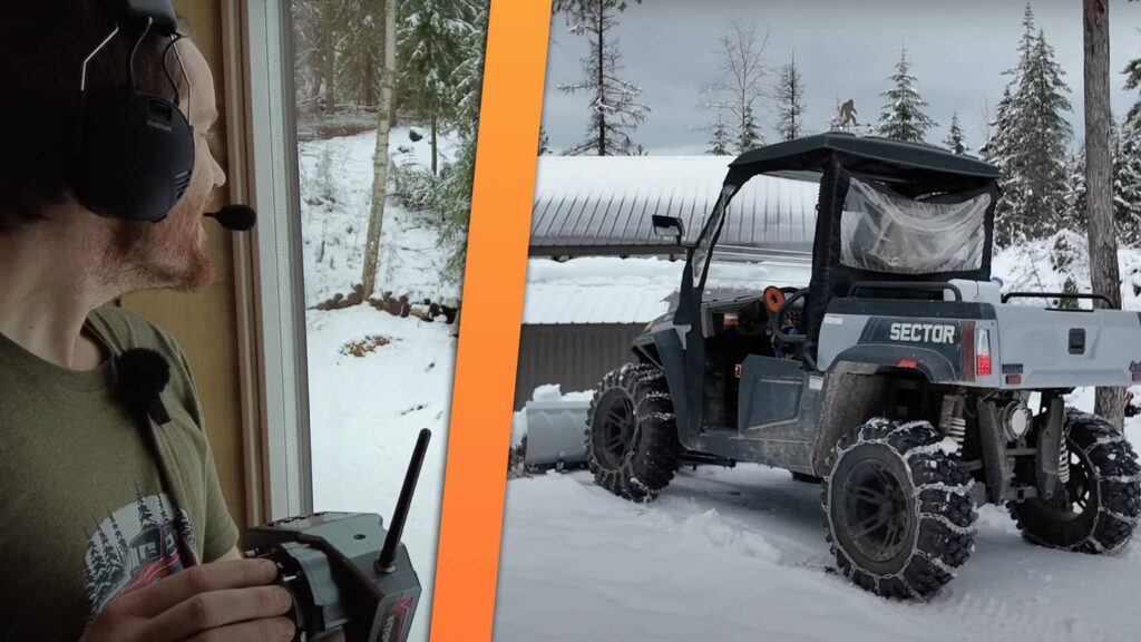 Homemade Remote Control UTV Snow Plow Is How You Work Smarter, Not Harder