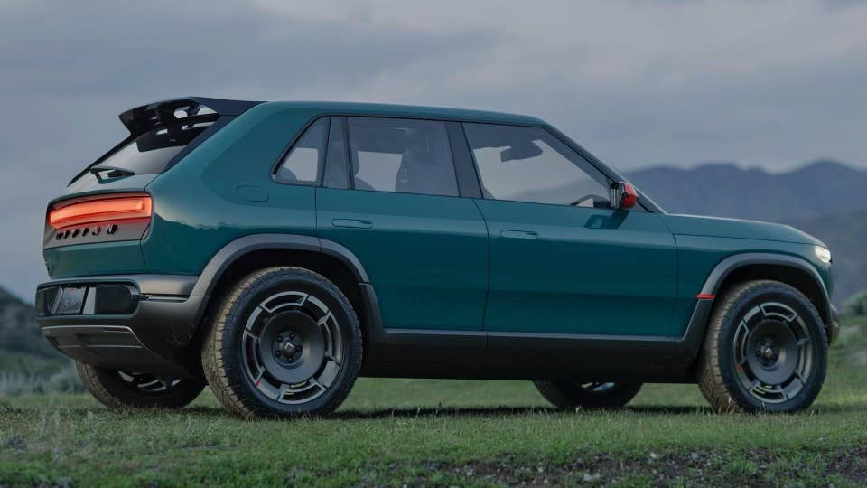 The Rivian R3’s Retro Hatch Was Inspired by Group B Rally Legends