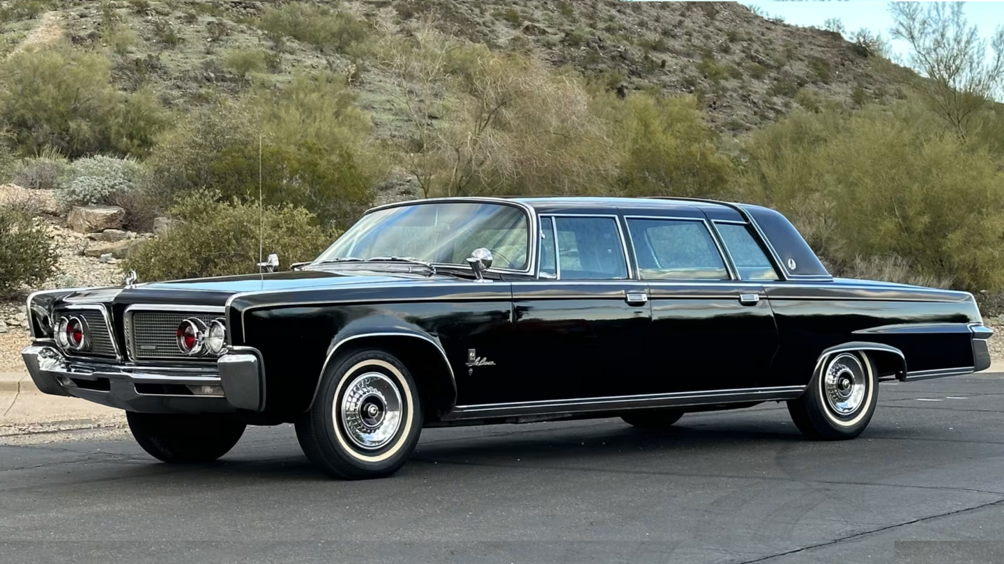 black limousine