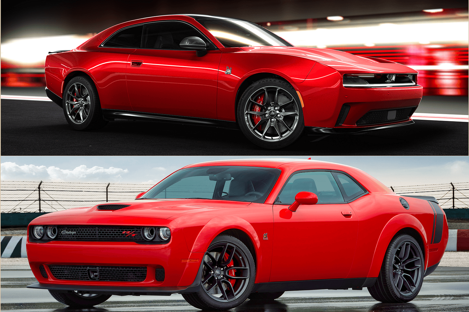 Old Vs. New: 2024 Dodge Charger Daytona Scat Pack Vs. 2023 Dodge Challenger R/T Scat Pack