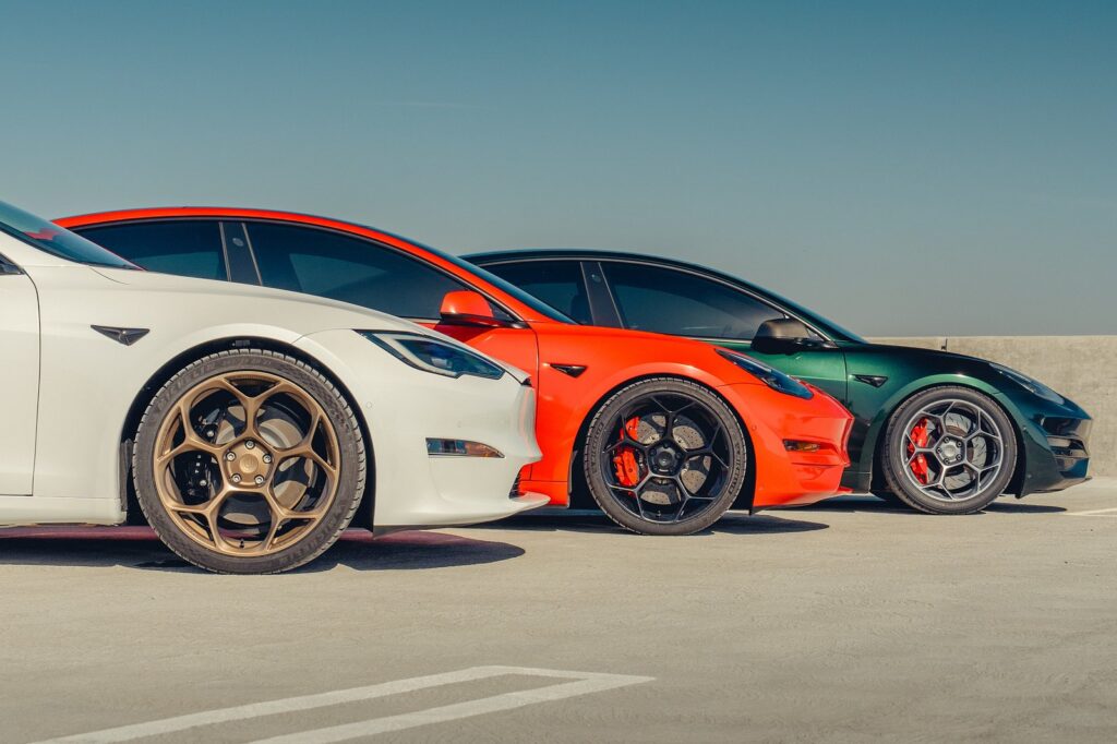 Koenigsegg Gemera's Designer Pens Aftermarket Wheels For Entire Tesla Lineup