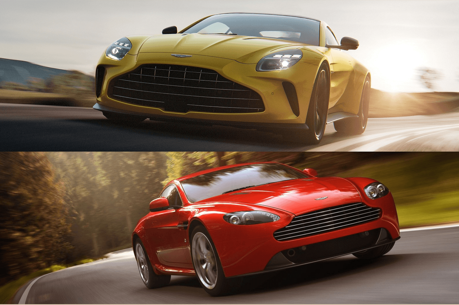 Old Vs. New: 2005 Aston Martin V8 Vantage Vs. 2025 Aston Martin Vantage