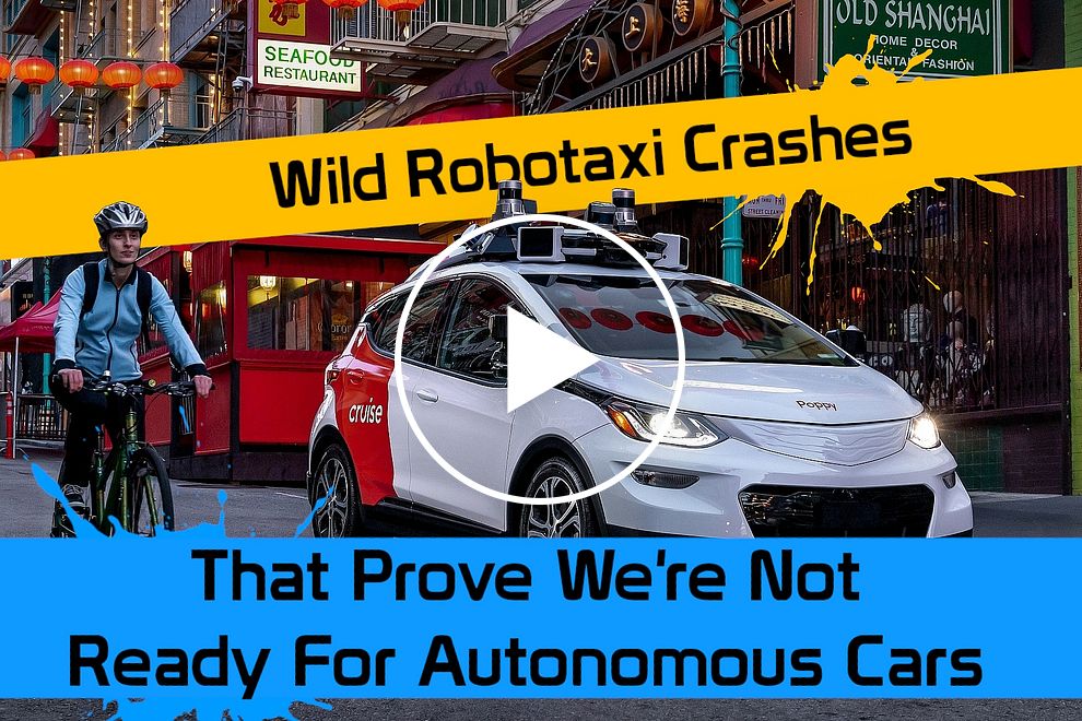 Robotaxi Crashes Prove Humans Are Still Better Drivers... For Now