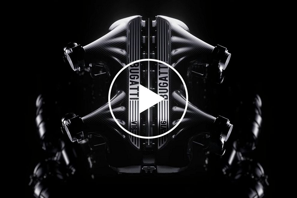 Bugatti's New V16 Engine Is The First Series Production V16 In 84 Years