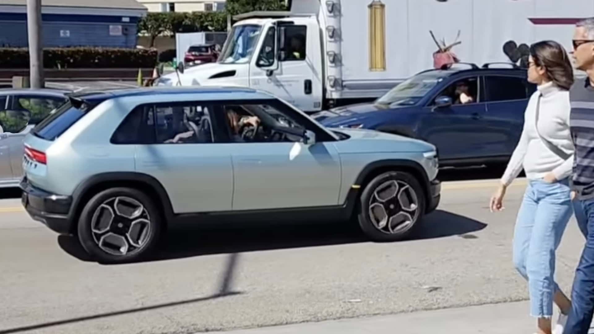 Here's The Rivian R3 Driving Around Laguna Beach