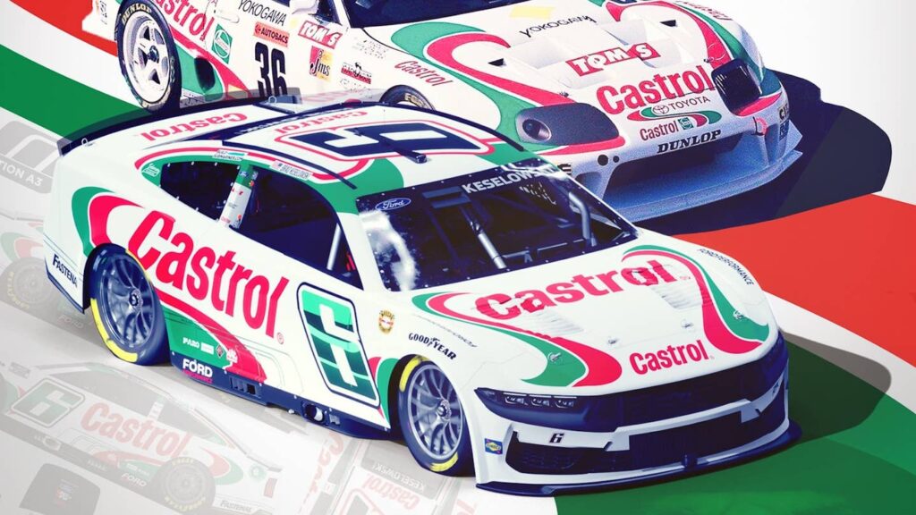 This NASCAR Mustang Really Just Stole Toyota’s Castrol TOM’s Supra Livery