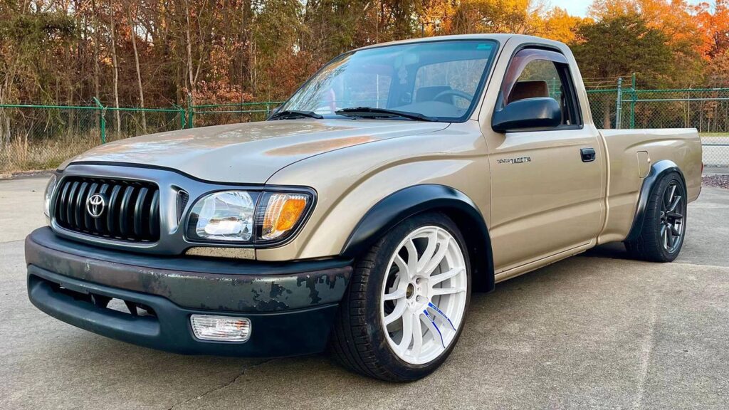 A Performance EV Lurks Under the Shell of This EV-Swapped Toyota Tacoma